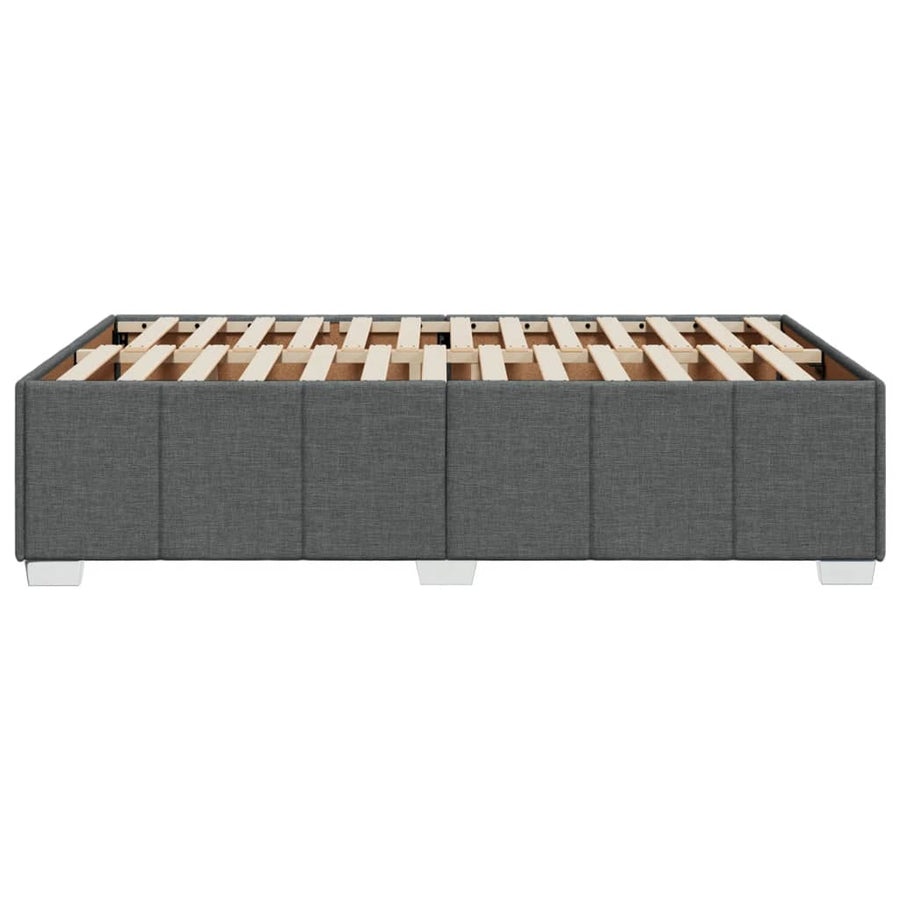 Bedframe zonder matras 120x190 cm stof donkergrijs