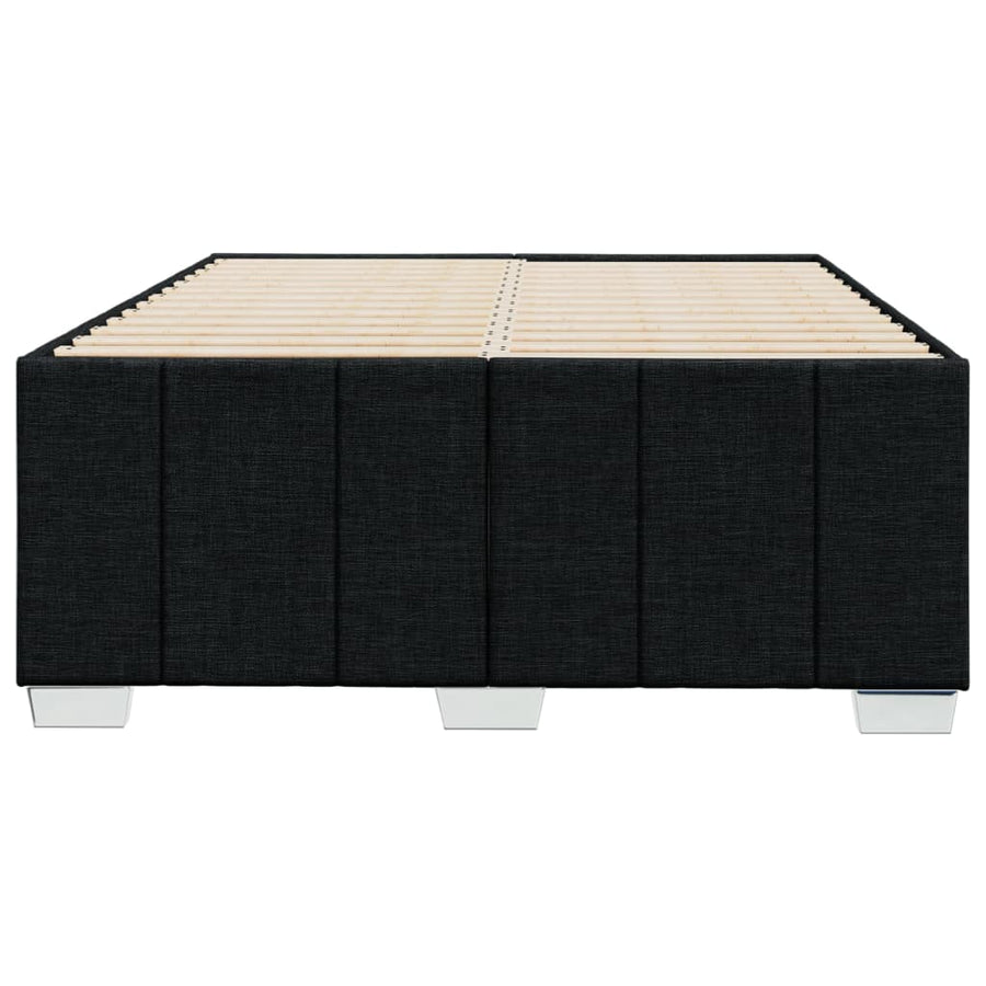 Bedframe zonder matras 120x190 cm stof zwart