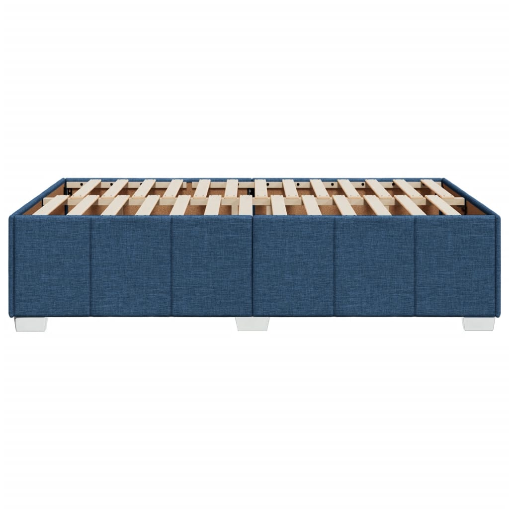 Bedframe stof blauw 120x190 cm