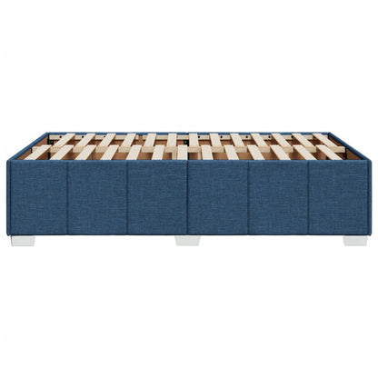 Bedframe stof blauw 120x190 cm