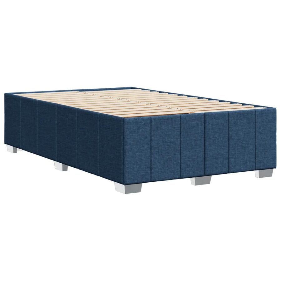 Bedframe stof blauw 120x190 cm
