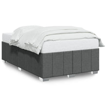 Bedframe zonder matras 120x200 cm stof donkergrijs