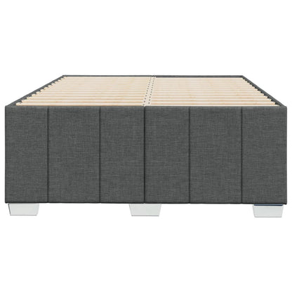 Bedframe zonder matras 120x200 cm stof donkergrijs