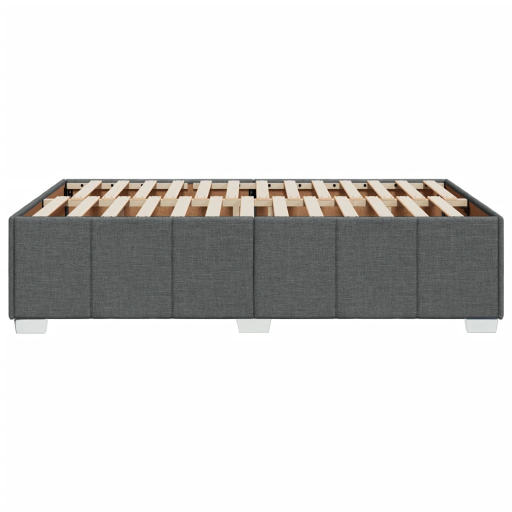 Bedframe zonder matras 120x200 cm stof donkergrijs
