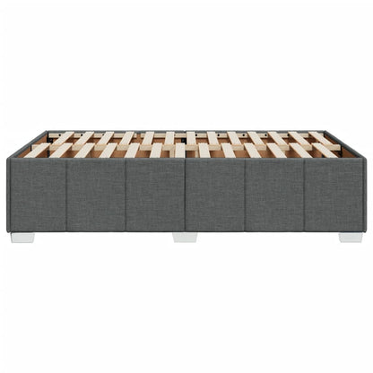 Bedframe zonder matras 120x200 cm stof donkergrijs