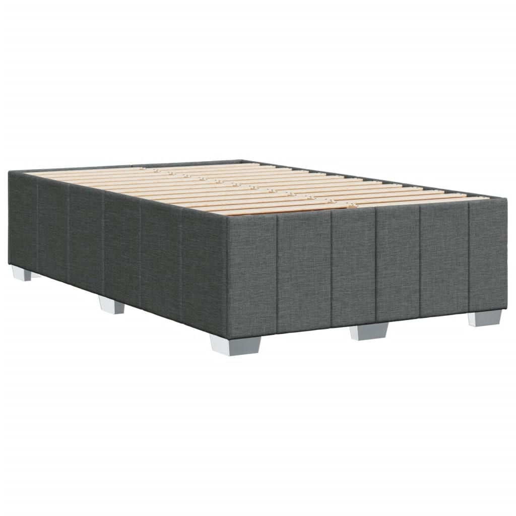 Bedframe zonder matras 120x200 cm stof donkergrijs