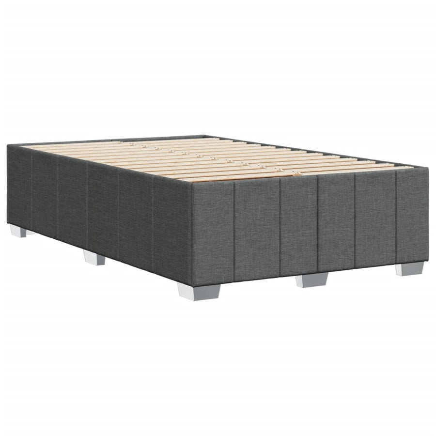 Bedframe zonder matras 120x200 cm stof donkergrijs