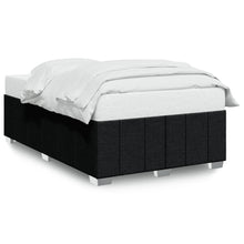 Bedframe stof zwart 120x200 cm