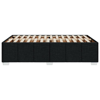 Bedframe stof zwart 120x200 cm