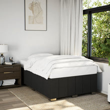 Bedframe stof zwart 120x200 cm