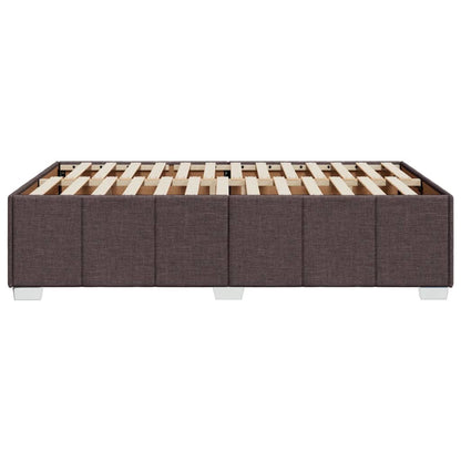 Bedframe stof donkerbruin 120x200 cm