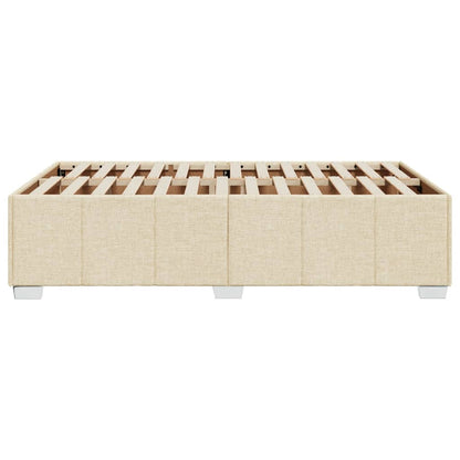 Bedframe stof crèmekleurig 120x200 cm