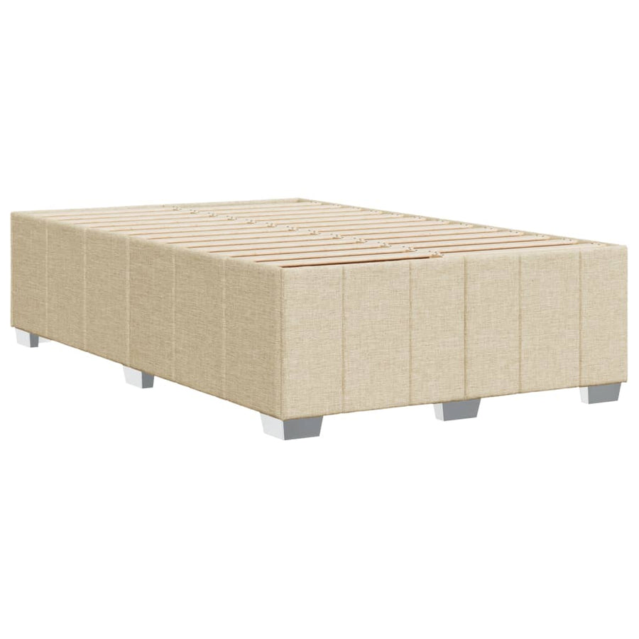Bedframe stof crèmekleurig 120x200 cm