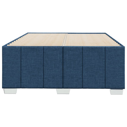 Bedframe stof blauw 120x200 cm