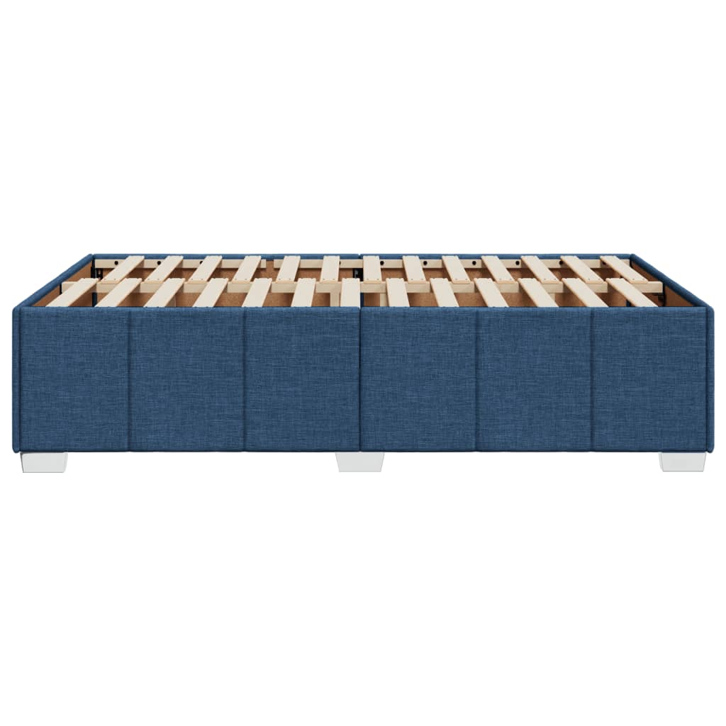 Bedframe stof blauw 120x200 cm