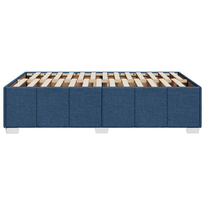 Bedframe stof blauw 120x200 cm