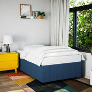 Bedframe 120x200 cm stof blauw