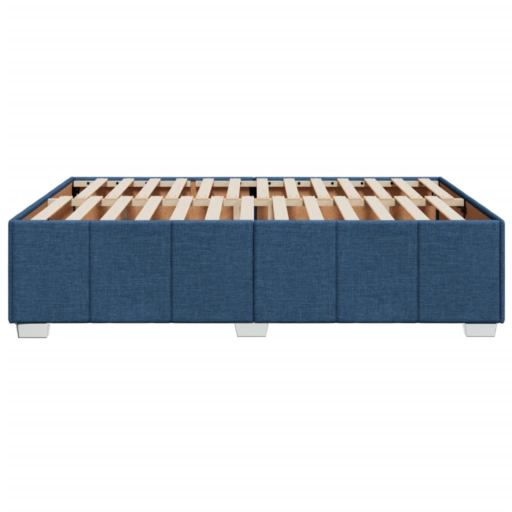 Bedframe zonder matras stof blauw 140x190 cm