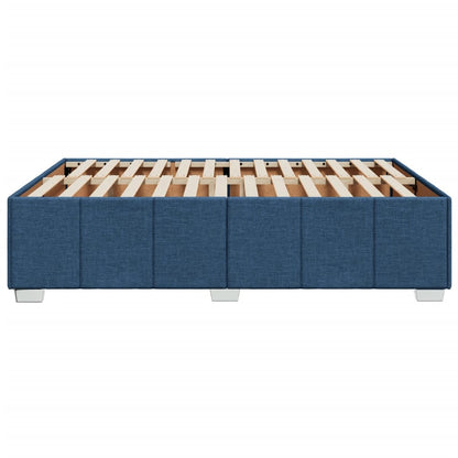 Bedframe zonder matras stof blauw 140x190 cm