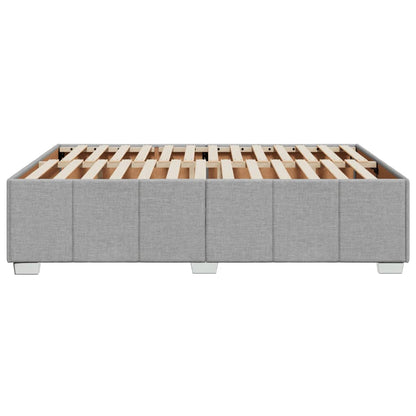 Bedframe zonder matras stof lichtgrijs 140x200 cm