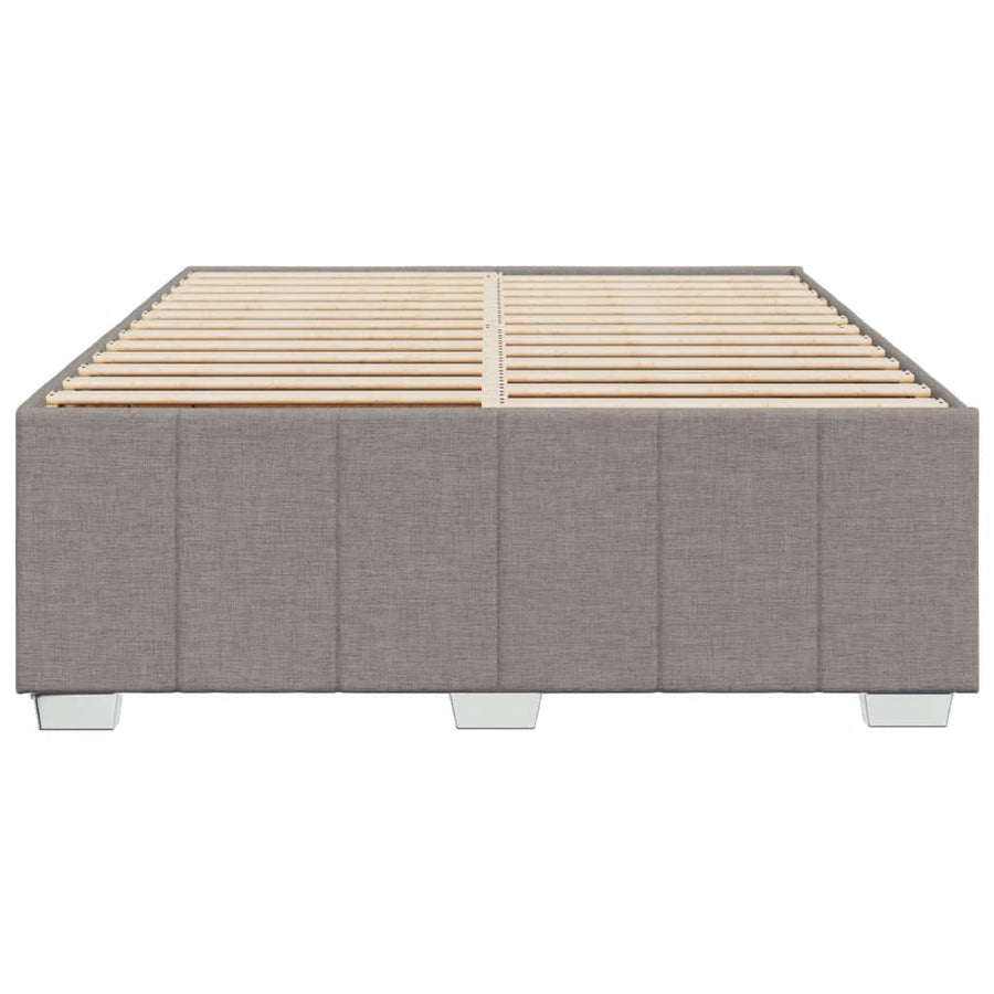 Bedframe zonder matras stof taupe 140x200 cm