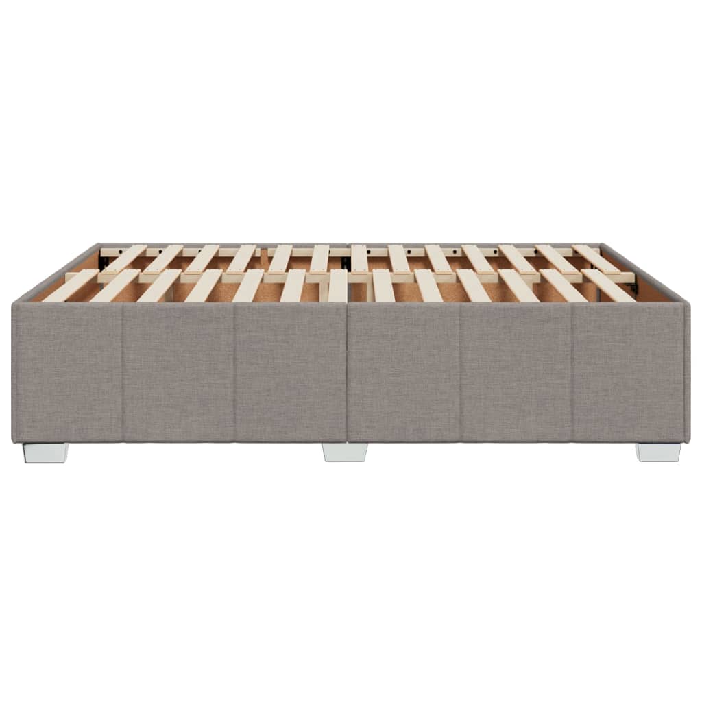 Bedframe zonder matras stof taupe 140x200 cm