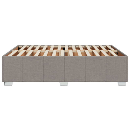 Bedframe zonder matras stof taupe 140x200 cm