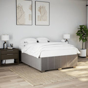 Bedframe stof taupe 140x200 cm