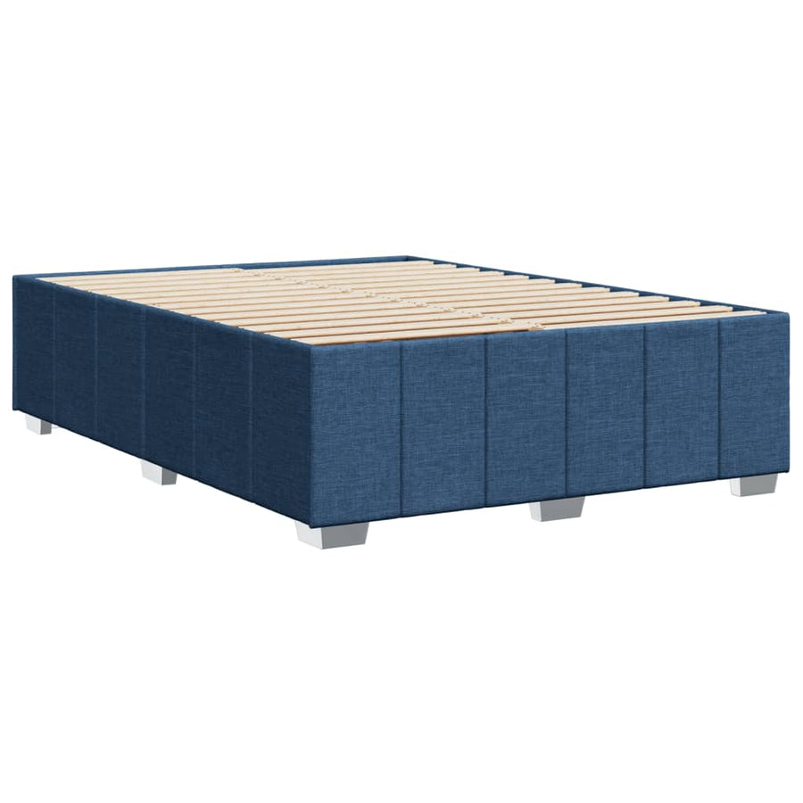 Bedframe zonder matras stof blauw 140x200 cm