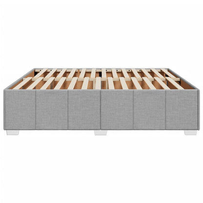 Bedframe zonder matras stof lichtgrijs 180x200 cm