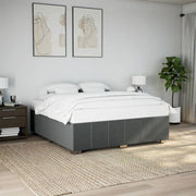 Bedframe 180x200 cm donkergrijs stof