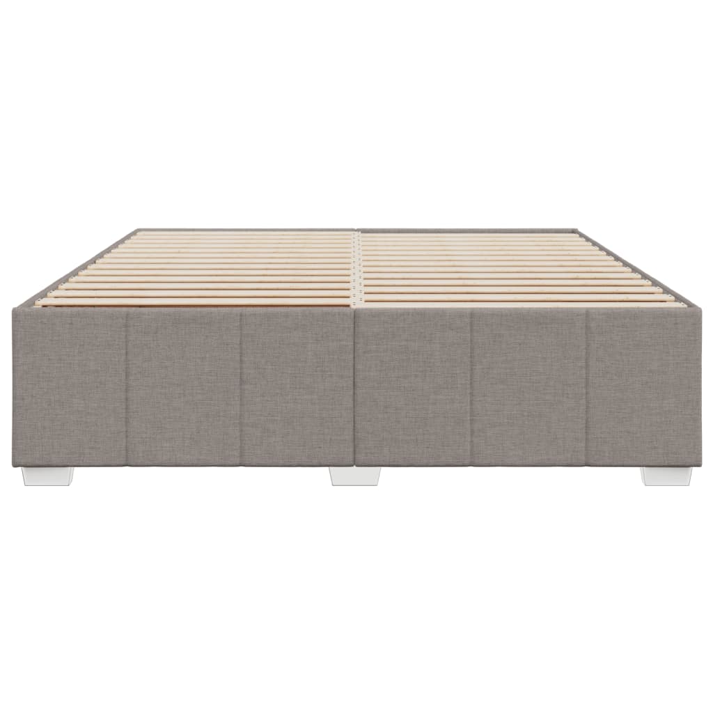 Bedframe zonder matras stof taupe 180x200 cm