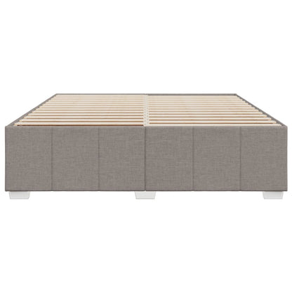 Bedframe zonder matras stof taupe 180x200 cm