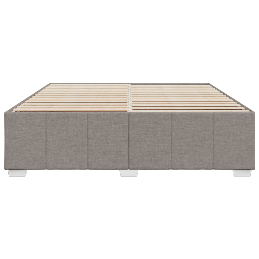 Bedframe zonder matras stof taupe 180x200 cm