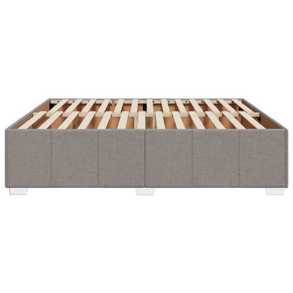 Bedframe zonder matras stof taupe 180x200 cm