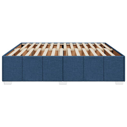 Bedframe zonder matras stof blauw 200x200 cm