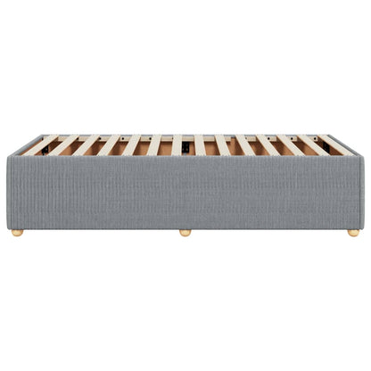 Bedframe stof lichtgrijs 80x200 cm
