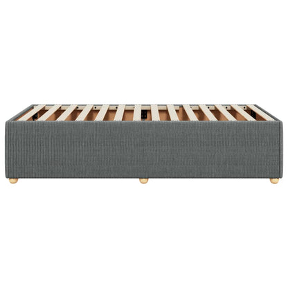 Bedframe stof donkergrijs 80x200 cm