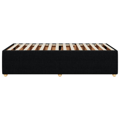 Bedframe stof zwart 80x200 cm