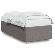 Bedframe stof taupe 80x200 cm