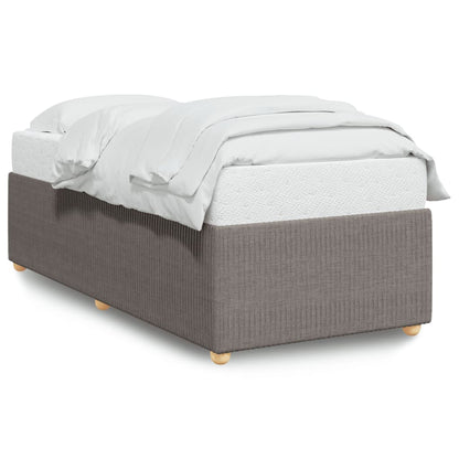 Bedframe stof taupe 80x200 cm
