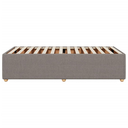 Bedframe stof taupe 80x200 cm