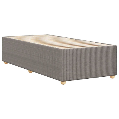 Bedframe stof taupe 80x200 cm