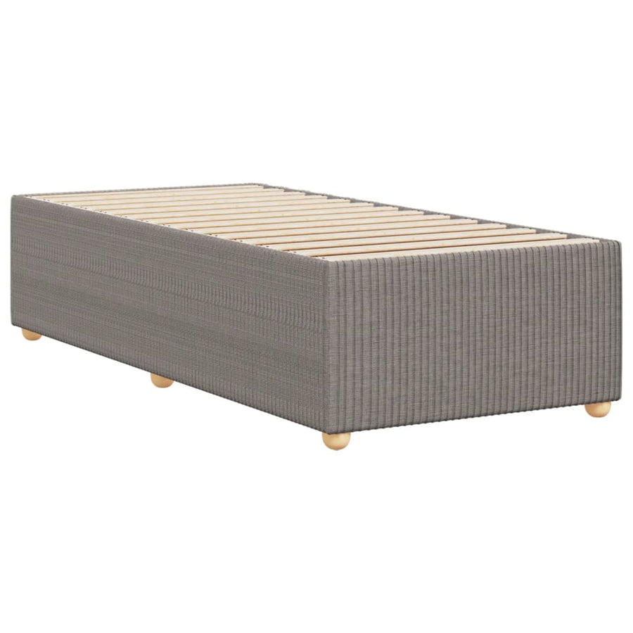 Bedframe stof taupe 80x200 cm