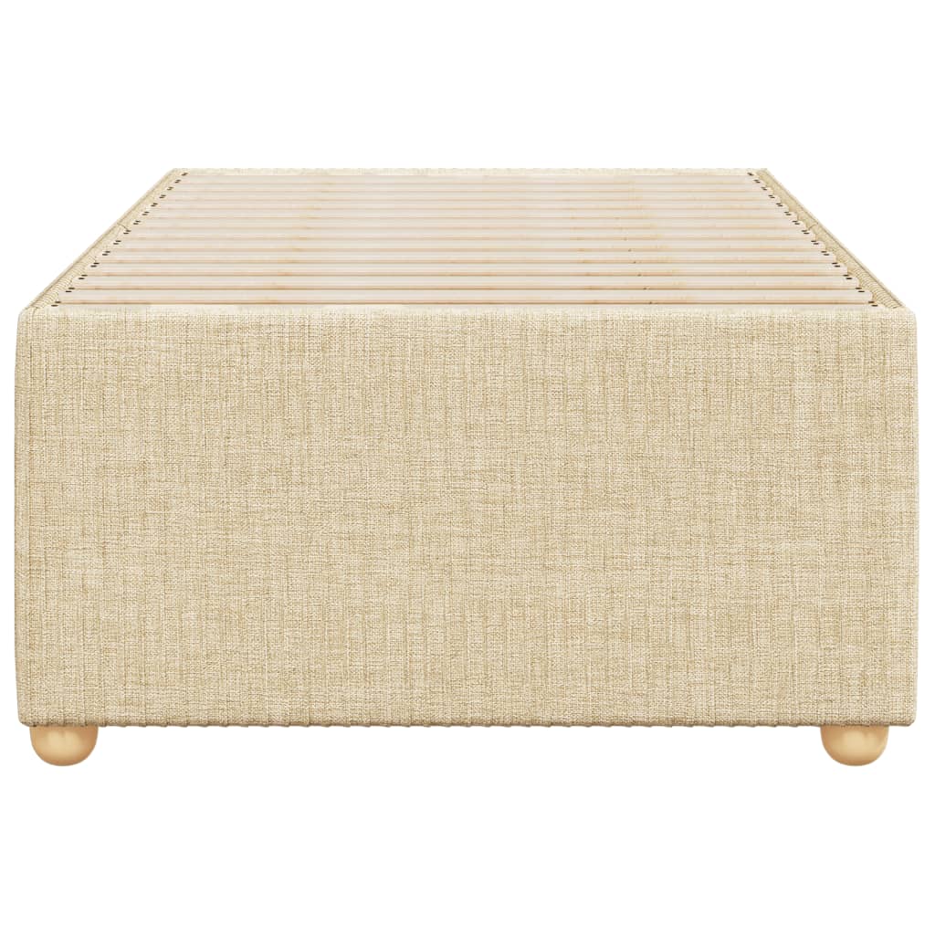 Bedframe stof crème 80x200 cm