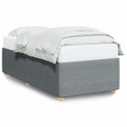 Bedframe 90x190 cm stof lichtgrijs