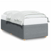 Bedframe 90x190 cm stof lichtgrijs