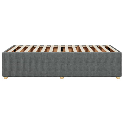 Bedframe stof donkergrijs 90x190 cm