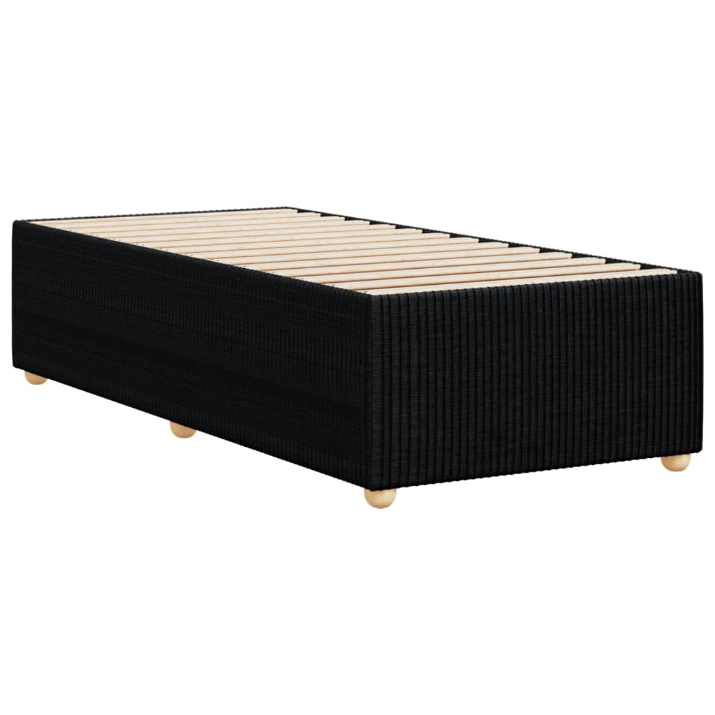Bedframe stof zwart 90x190 cm