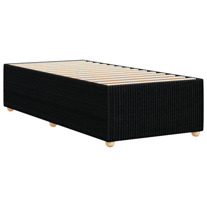 Bedframe stof zwart 90x190 cm